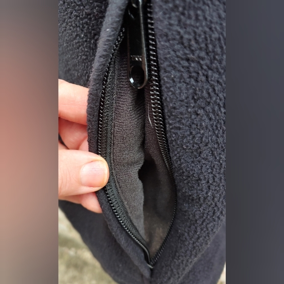 ✨Versatile Layer✨Columbia Black Fleece Zip Jacket M - Picture 8 of 9